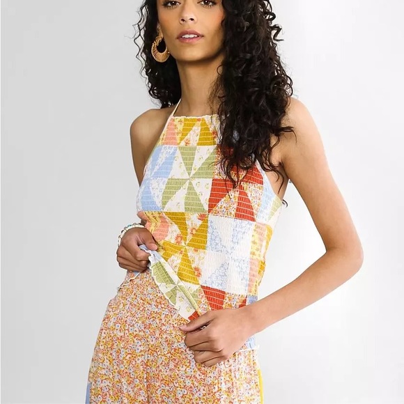 BILLABONG Cropped Tank Top Womens Sz-L - Picture 2 of 4